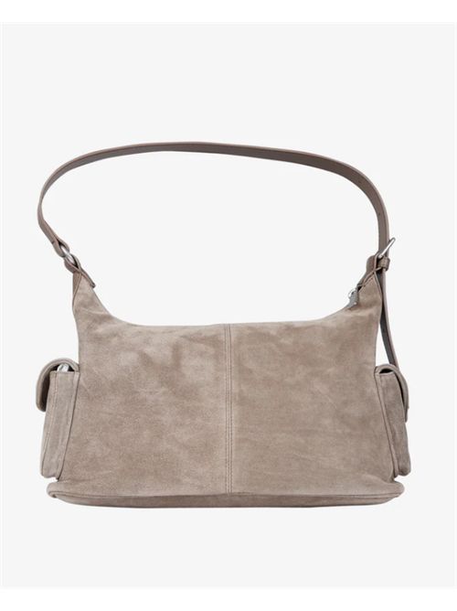 DUMBO.B SHOULDER BAG SUEDE OFF-WHITE | OWNN18OS26LEA00160006000 BROWN